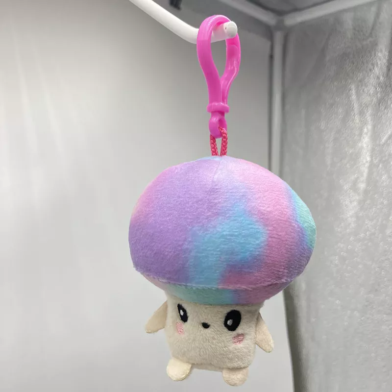 Kawaii Mushroom Plush Keychain