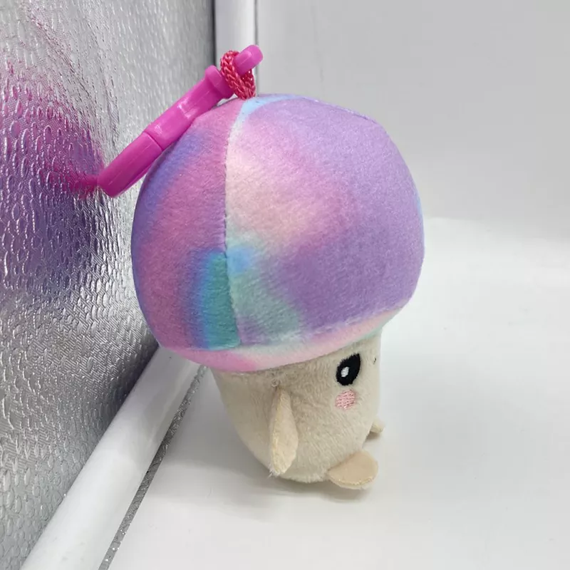 Kawaii Mushroom Plush Keychain